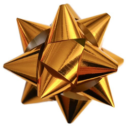 Rozety przyklejane 8 cm, złote 36 szt. 1 op.