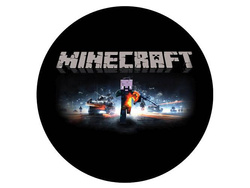 Opłatek tortowy 29 cm, Minecraft 1 szt.