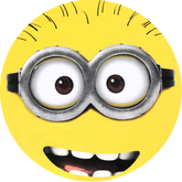 Opłatek tortowy 14 cm, Minionki 1 szt.