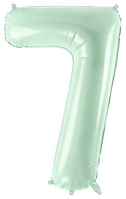 Balon Foliowy Cyfra 7 SIEDEM Zieleń 72cm