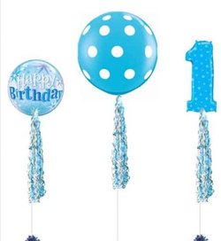 FRĘDZLE Balonowe pod Balon NIEBIESKIE 86cm