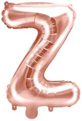 Balon foliowy Litera "Z", 35cm, różowe złoto 1szt.