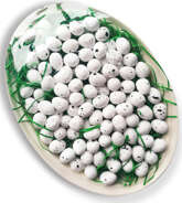 Jajka Jaja Styropianowe Białe Nakrapiane 100szt.