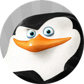 Opłatek tortowy 29 cm, Pingwiny z Madagaskaru