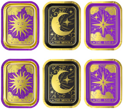 Talerzyki Papierowe ANDRZEJKI Karty 15x20cm 6szt.