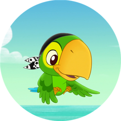 Opłatek tortowy 20 cm, Jake i Piraci 1 szt.