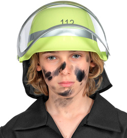 Hełm Dziecięcy Strażacki z Przesłoną 112 Karnawał