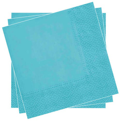 Serwetki 3-warstwowe 20szt Niebieskie (Light Blue)
