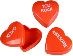 Czerwone Pudełeczka SERCA Niespodzianki 3szt.