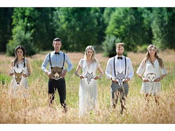 Maska Sowa Płomykówka 22x23 cm, 1 szt.