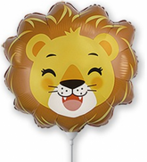 Balon foliowy 14" FX - Lew (głowa)