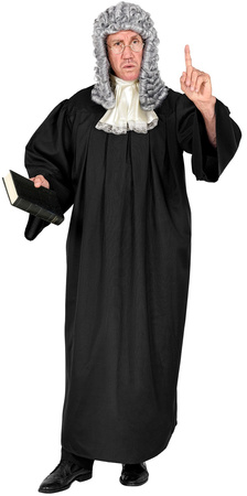 Kostium Strój Sędziego SĘDZIA Toga Żabot XL/XXL