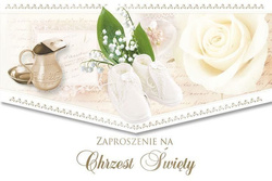 Zaproszenie na chrzest, 1 szt.
