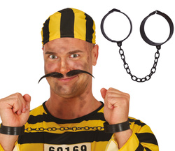 Czarne kajdanki, 1 szt.