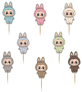 Toppery Pikery LABUBU Urodziny, 8szt.