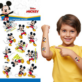 Tatuaże Zmywalne MYSZKA MICKEY Miki Disney 12szt.