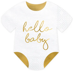 Serwetki Śpioszki Body HELLO BABY Shower 20szt.
