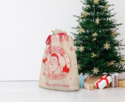 Worek Świąteczny na Prezenty Mikołaj 70x100cm
