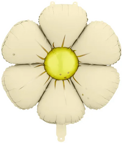 Balony Foliowe Kremowe STOKROTKI 65cm 4szt.