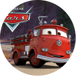 Opłatek tortowy 14 cm, Cars 1 szt.