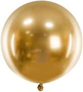 Balon okrągły Glossy 60 cm, złoty 1 szt.
