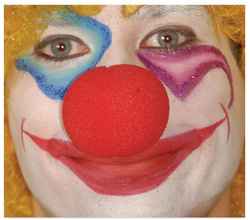 Nos Klauna KLAUN Piankowy z Gąbki Czerwony 5cm