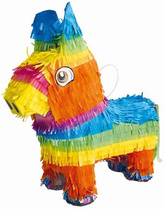 Piniata Pinata Kolorowy Tęczowy OSIOŁEK Konik