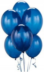 Balony pastelowe 12 cali, 25 szt., granatowy