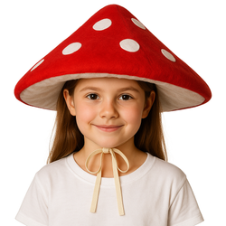 Czapka XL Grzyb Grzybek MUCHOMOR Las Jesień