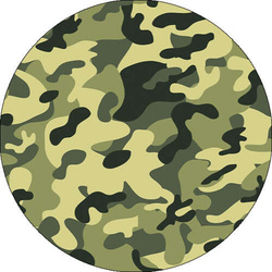 Opłatek tortowy 20 cm, Wojsko 1 szt.