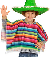 PONCZO MEKSYKAŃSKIE dla Dzieci Meksykanin 73x36cm