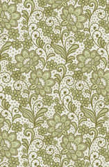 Obrus Papierowy Złoty Kwiaty 120x180cm