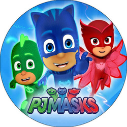 Opłatek tortowy 29 cm, Pidżamersi 1 szt.