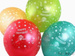 Balony z nadrukiem "HAPPY BIRTHDAY" mix - 5 szt.