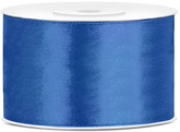 Tasiemka satynowa, królewsko niebieski, 38mm/25m