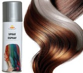 Zmywalna Farba do Włosów Spray SREBRNA 125ml