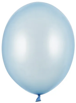 Balony St. 27cm (12") Metallic Baby Blue, 100szt.