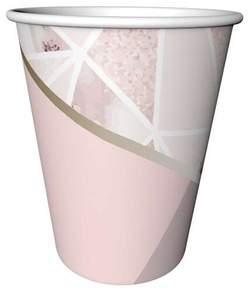 Kubeczki papierowe "Rose Chic", 240 ml/ 6 szt.