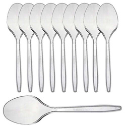 Łyżki wielokrotnego użytku LUX transparentne 100sz