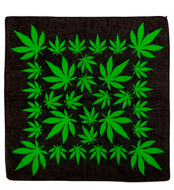 Chusta na Głowę Bandana Ganja Marihuana Zioło