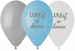 Balony WITAJ W DOMU Chłopiec Niebieskie Mix 6szt.