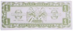 Banknoty Falsyfikaty Dolary, 75 szt. - 1 op.