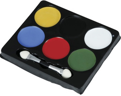 Farbki Zestaw do Malowania Twarzy MakeUp 6 kolorów