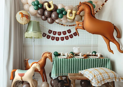 Balon Foliowy Koń w Galopie Urodziny, 125x100cm