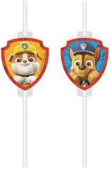 Słomki Rurki Papierowe PSI PATROL Urodziny 4szt.
