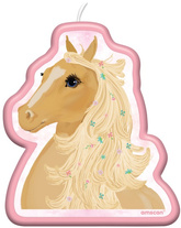 ŚWIECZKA na Tort Ciasto KONIE Koń Urodziny 9cm