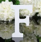 Literka Drewniana "F", 16 cm, 1 szt.