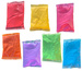 Proszek Holi Heart, mix kolorów, 7 szt.