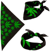 Chusta na Głowę Bandana Ganja Marihuana Zioło