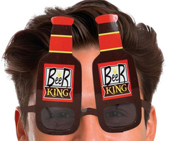 Okulary Imprezowe Butelki PIWA Beer King Fotobudka
